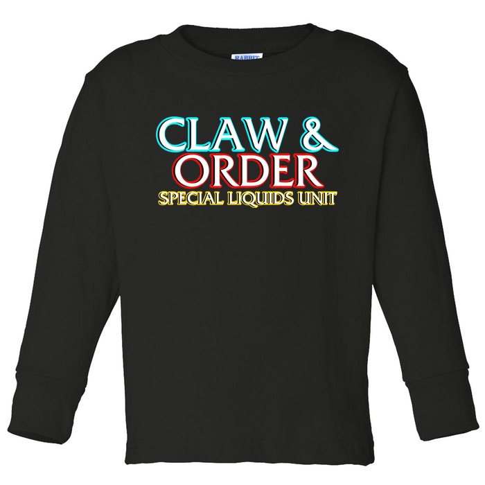 Claw & Order Special Liquids Unit Toddler Long Sleeve Shirt