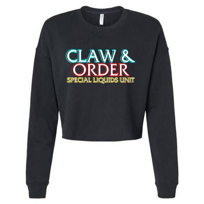 Claw & Order Special Liquids Unit Cropped Pullover Crew