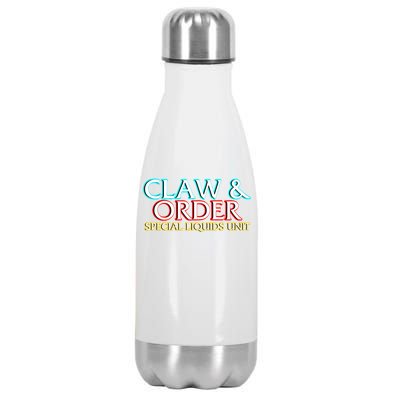 Claw & Order Special Liquids Unit Stainless Steel Insulated Water Bottle