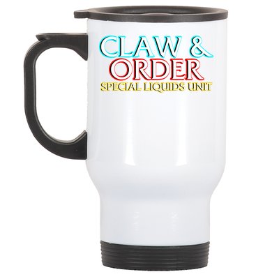 Claw & Order Special Liquids Unit Stainless Steel Travel Mug