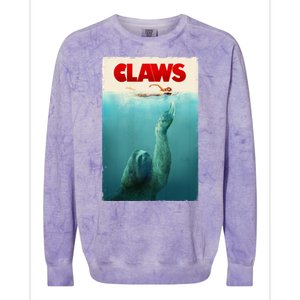 Claws Sloth Colorblast Crewneck Sweatshirt