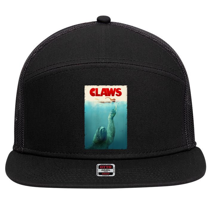 Claws Sloth 7 Panel Mesh Trucker Snapback Hat
