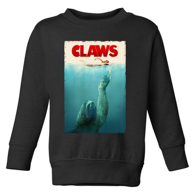 Claws Sloth Toddler Sweatshirt