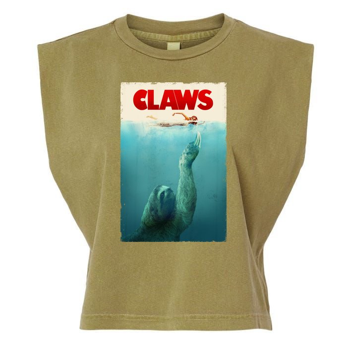 Claws Sloth Garment-Dyed Women's Muscle Tee