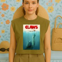 Claws Sloth Garment-Dyed Women's Muscle Tee