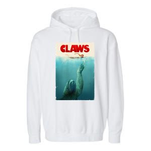 Claws Sloth Garment-Dyed Fleece Hoodie