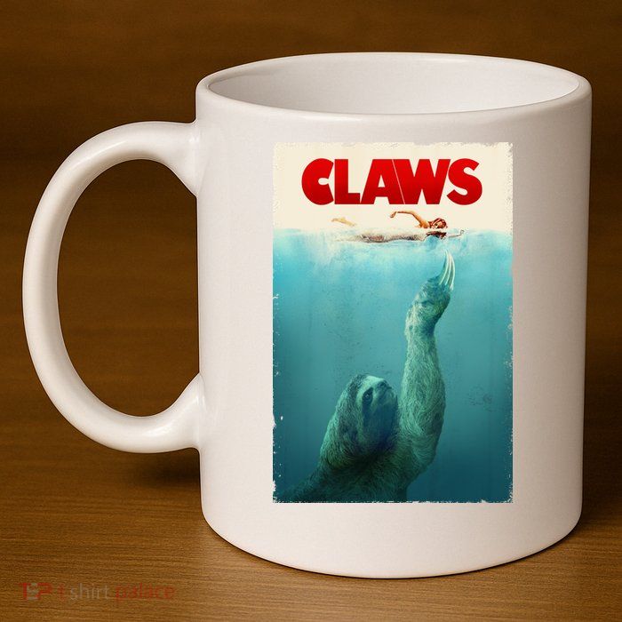 Claws Sloth 11oz C Handle Ceramic Mug