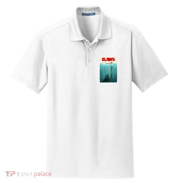 Claws Sloth Dry Zone Grid Polo