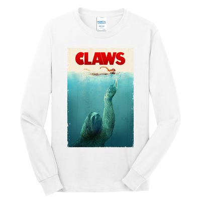Claws Sloth Tall Long Sleeve T-Shirt