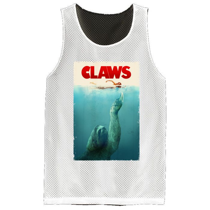 Claws Sloth Mesh Reversible Basketball Jersey Tank
