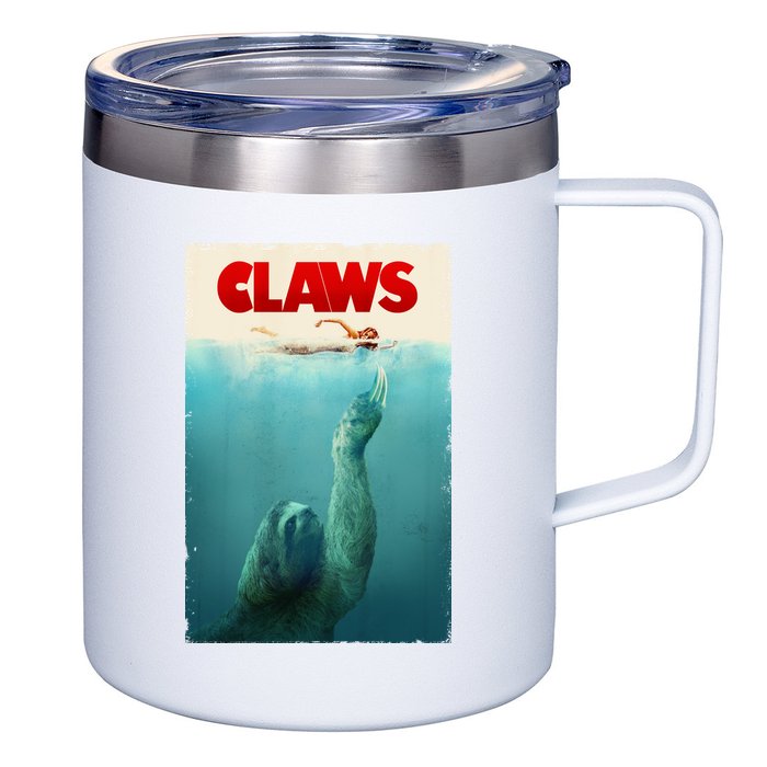Claws Sloth 12oz Stainless Steel Coffee Mug
