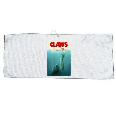 Claws Sloth Large Microfiber Waffle Golf Towel