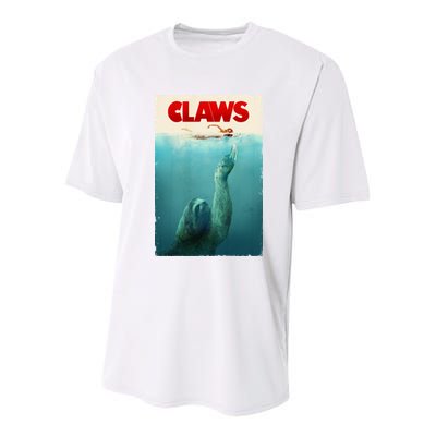 Claws Sloth Youth Performance Sprint T-Shirt