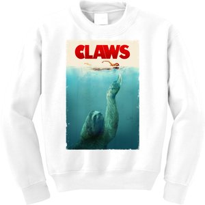 Claws Sloth Kids Sweatshirt