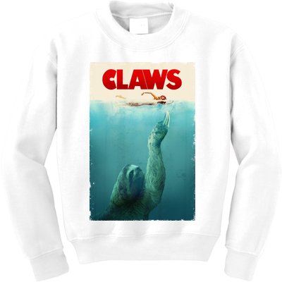 Claws Sloth Kids Sweatshirt