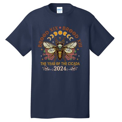 Cicada Lover Brood Xix Brood Xiii Year Of The Cicada 2024 Tall T-Shirt