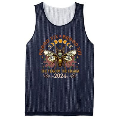 Cicada Lover Brood Xix Brood Xiii Year Of The Cicada 2024 Mesh Reversible Basketball Jersey Tank