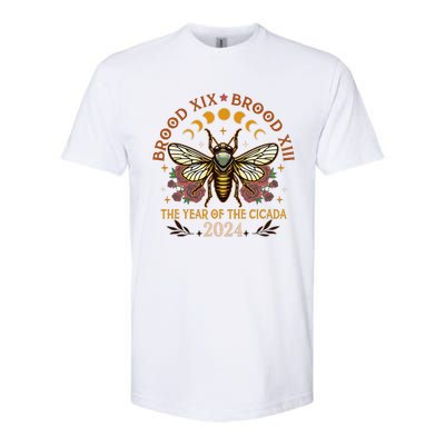 Cicada Lover Brood Xix Brood Xiii Year Of The Cicada 2024 Softstyle CVC T-Shirt