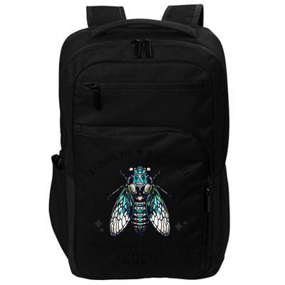 Cicada Lover Brood Xix Brood Xiii Year Of The Cicada 2024 Impact Tech Backpack