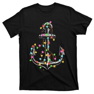 Christmas Lights Boating Sailing Cruise Boat T-Shirt