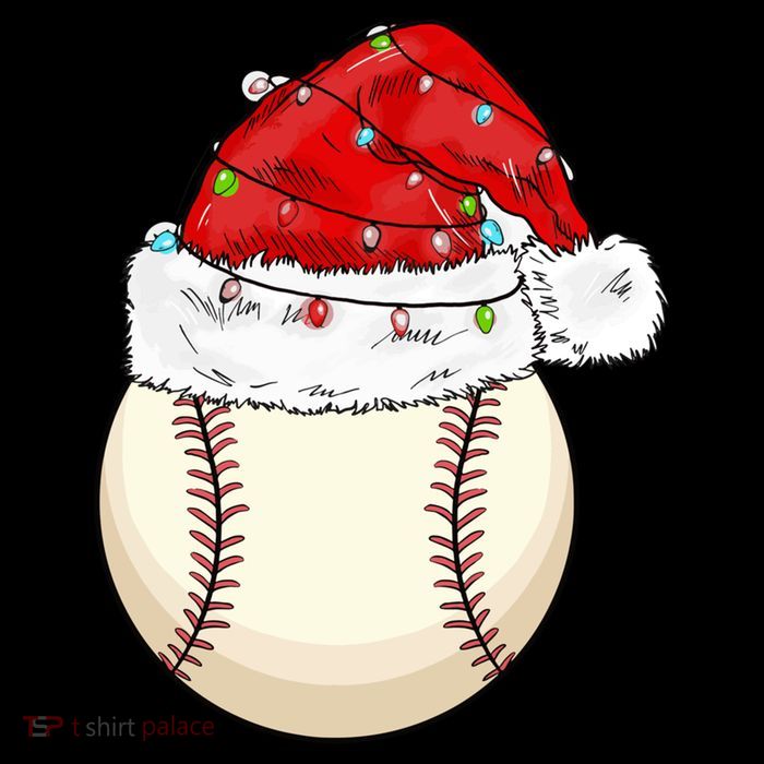 Christmas Lights Baseball Santa Hat Catcher Pitcher Pj Gift Flatbill Hat