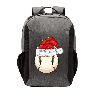 Christmas Lights Baseball Santa Hat Catcher Pitcher Pj Gift Vector Backpack