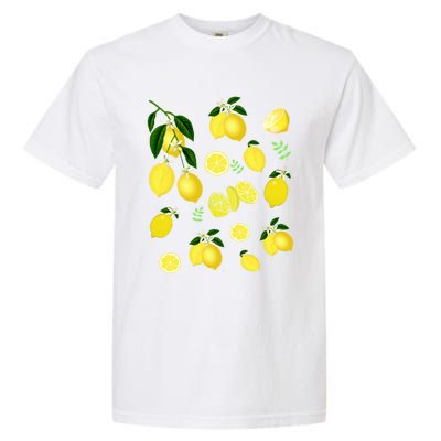 Cute Lemon Botanical Gardening Summertime Lemon Lover Gift Garment-Dyed Heavyweight T-Shirt