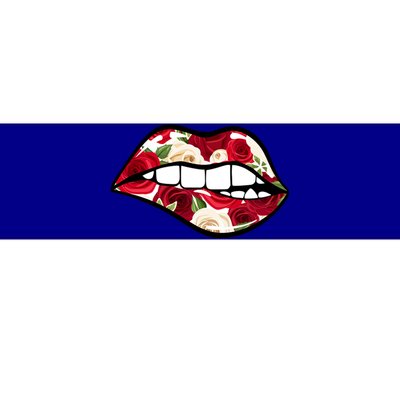 Cool Lips Bite MeRoses Valentine DayMothers Day Gift Bumper Sticker