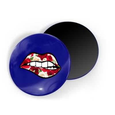 Cool Lips Bite MeRoses Valentine DayMothers Day Gift Magnet