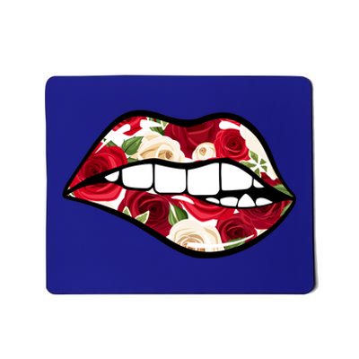 Cool Lips Bite MeRoses Valentine DayMothers Day Gift Mousepad