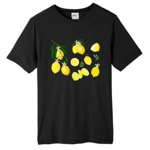 Cute Lemon Botanical Gardening Summertime Lemon Lover Great Gift Tall Fusion ChromaSoft Performance T-Shirt