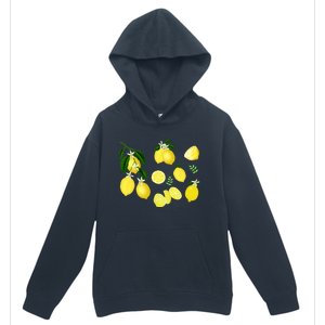 Cute Lemon Botanical Gardening Summertime Lemon Lover Great Gift Urban Pullover Hoodie