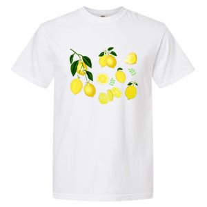 Cute Lemon Botanical Gardening Summertime Lemon Lover Great Gift Garment-Dyed Heavyweight T-Shirt