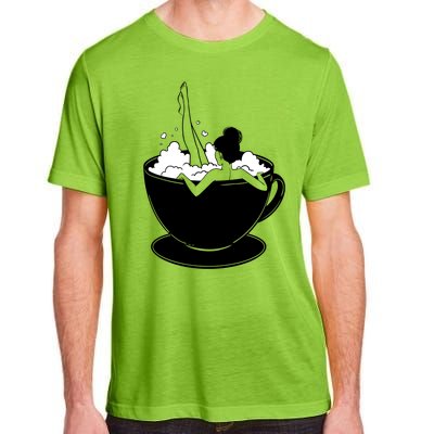 Coffee Lovers Bubble Bath Adult ChromaSoft Performance T-Shirt