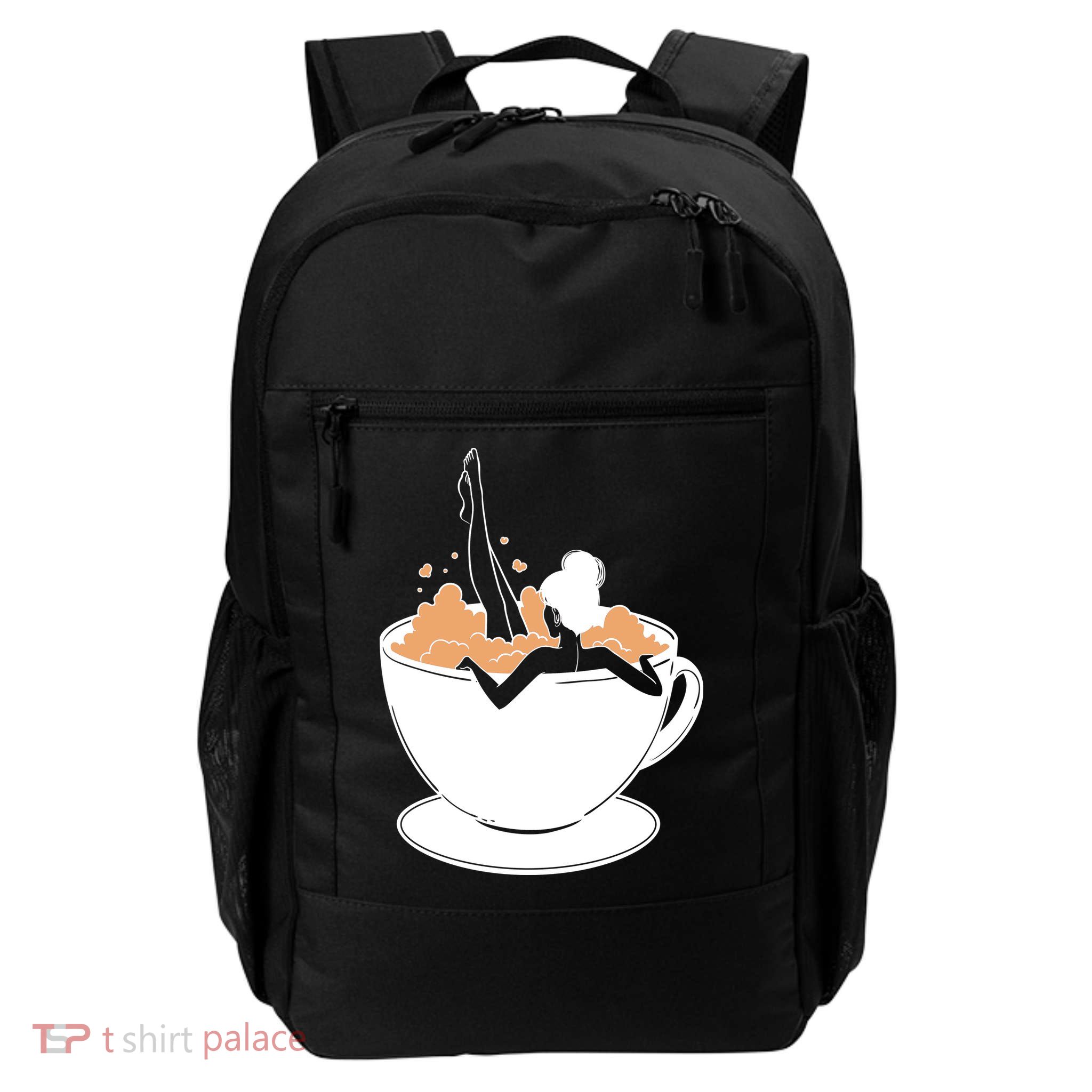 Coffee Lovers Bubble Bath Daily Commute Backpack