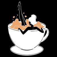 Coffee Lovers Bubble Bath Drawstring Bag