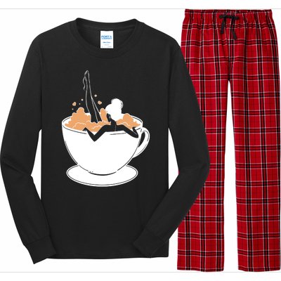 Coffee Lovers Bubble Bath Long Sleeve Pajama Set