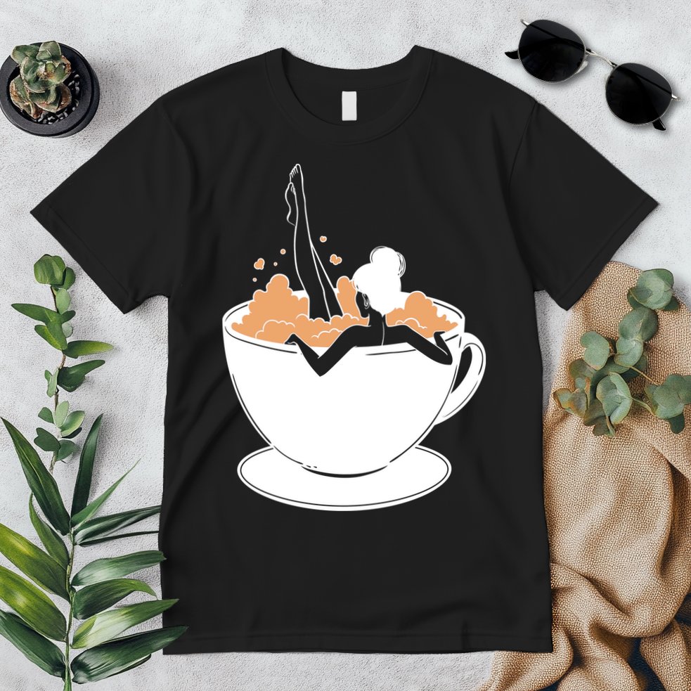 Coffee Lovers Bubble Bath Premium T-Shirt