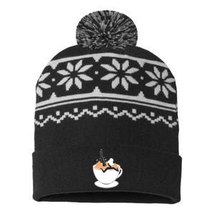 Coffee Lovers Bubble Bath USA-Made Snowflake Beanie