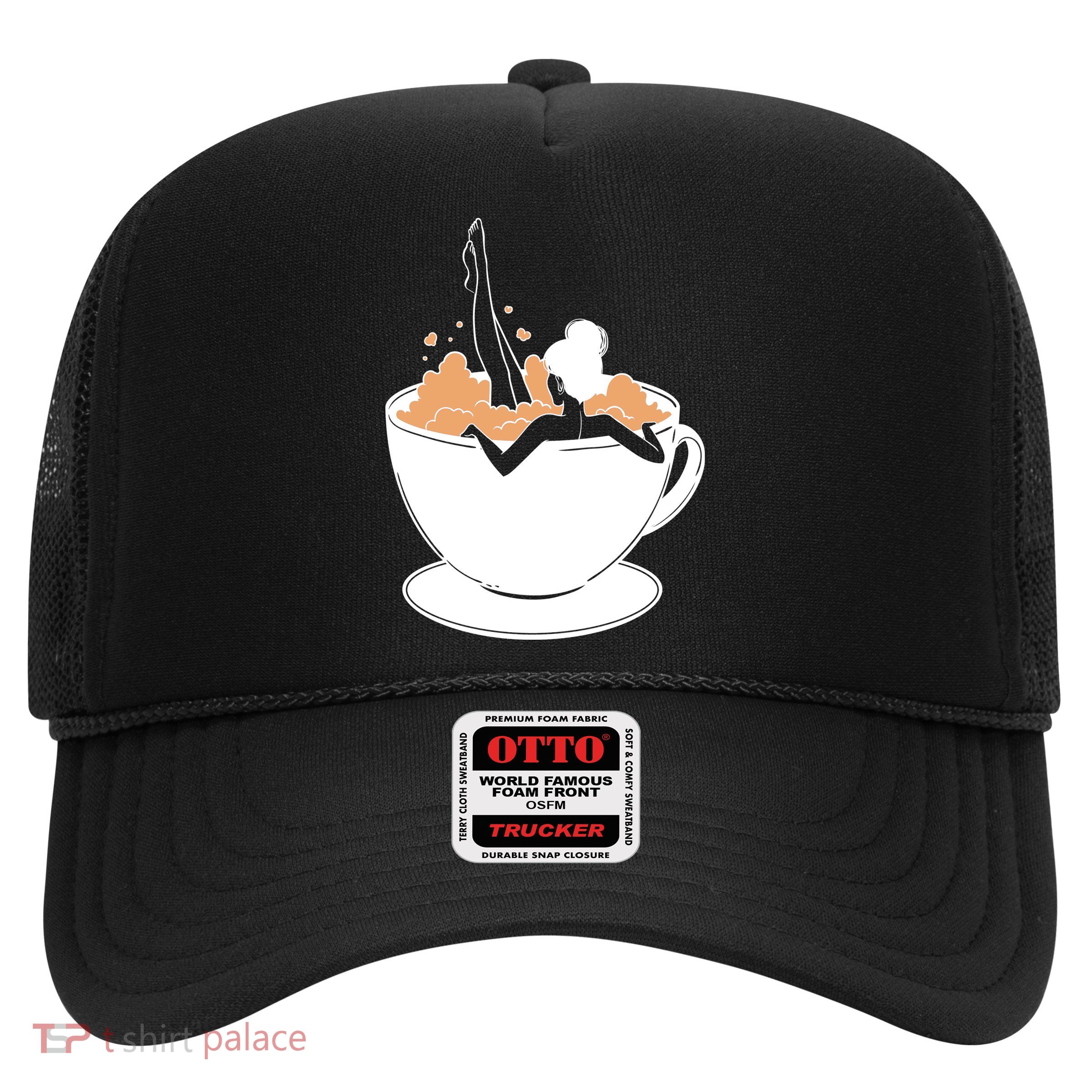 Coffee Lovers Bubble Bath Trucker Hat