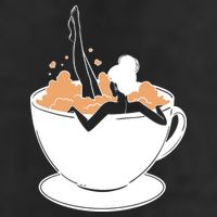 Coffee Lovers Bubble Bath Golf Towel