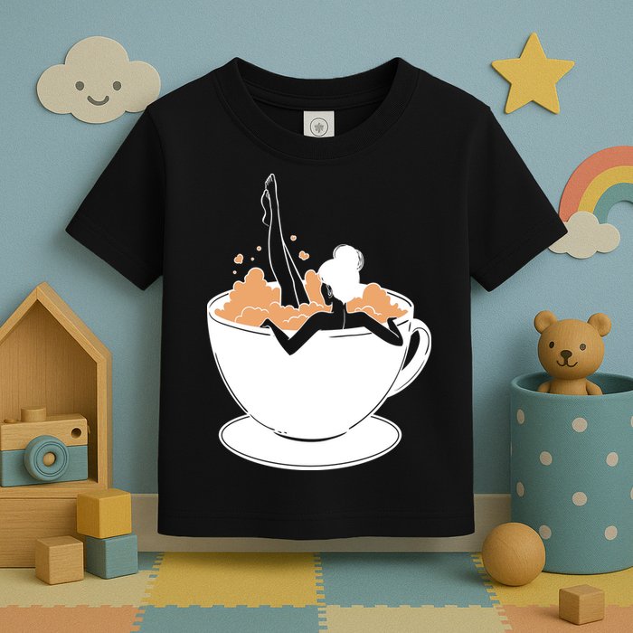 Coffee Lovers Bubble Bath Toddler T-Shirt