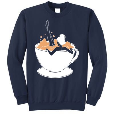 Coffee Lovers Bubble Bath Sweatshirt