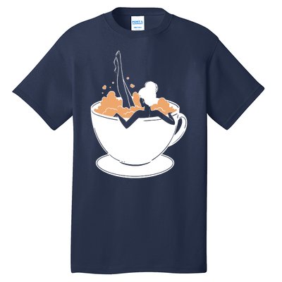 Coffee Lovers Bubble Bath Tall T-Shirt