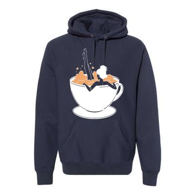 Coffee Lovers Bubble Bath Premium Hoodie