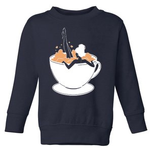 Coffee Lovers Bubble Bath Toddler Sweatshirt