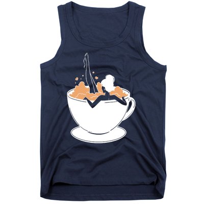 Coffee Lovers Bubble Bath Tank Top