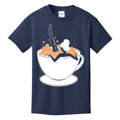 Coffee Lovers Bubble Bath Kids T-Shirt