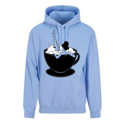 Coffee Lovers Bubble Bath Unisex Surf Hoodie