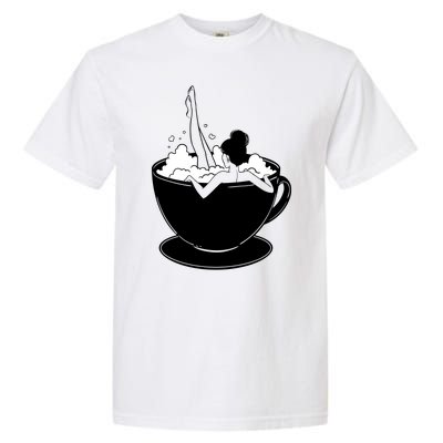 Coffee Lovers Bubble Bath Garment-Dyed Heavyweight T-Shirt